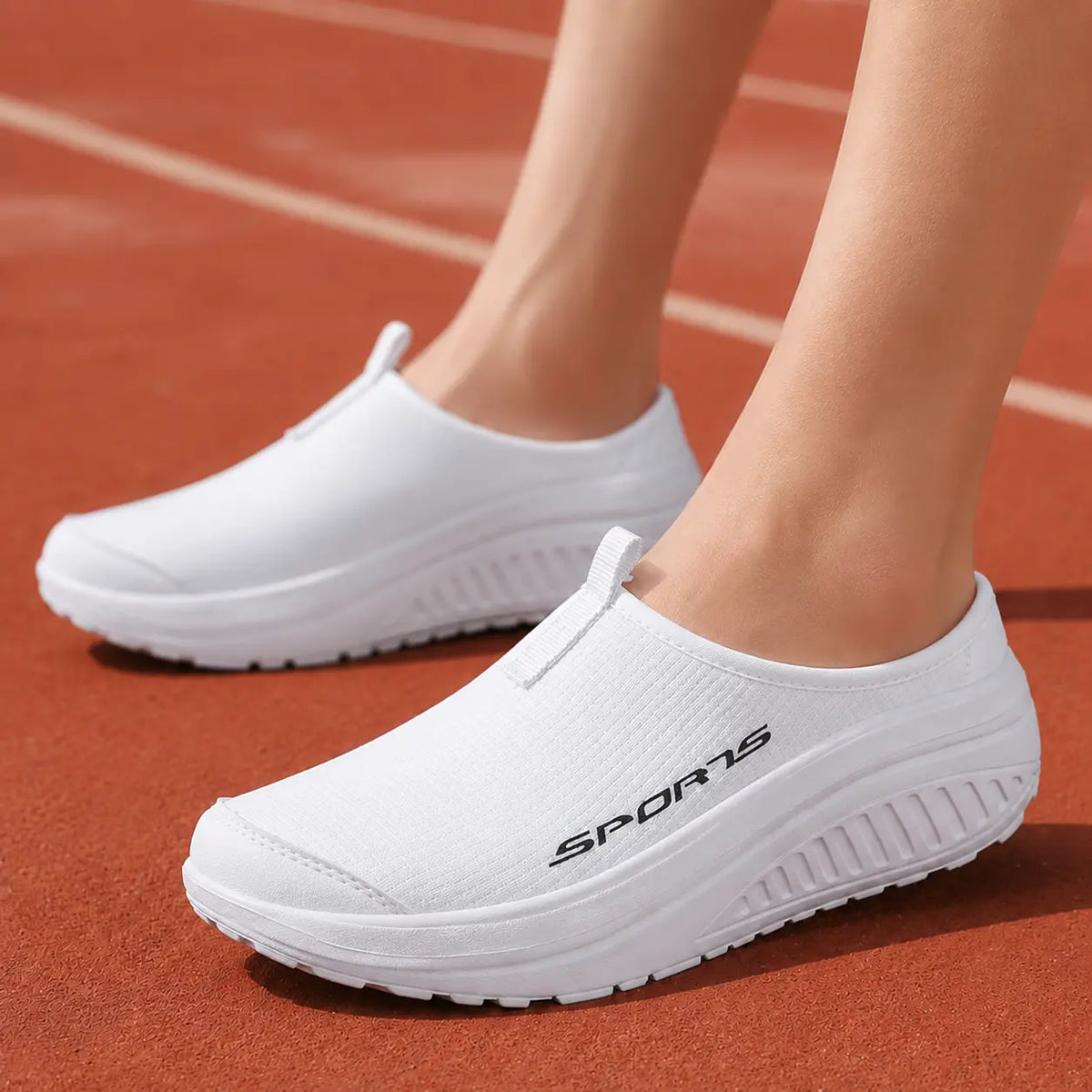 Damen-Komfort-Slip-on-Hausschuhe mit geschlossener Zehenpartie