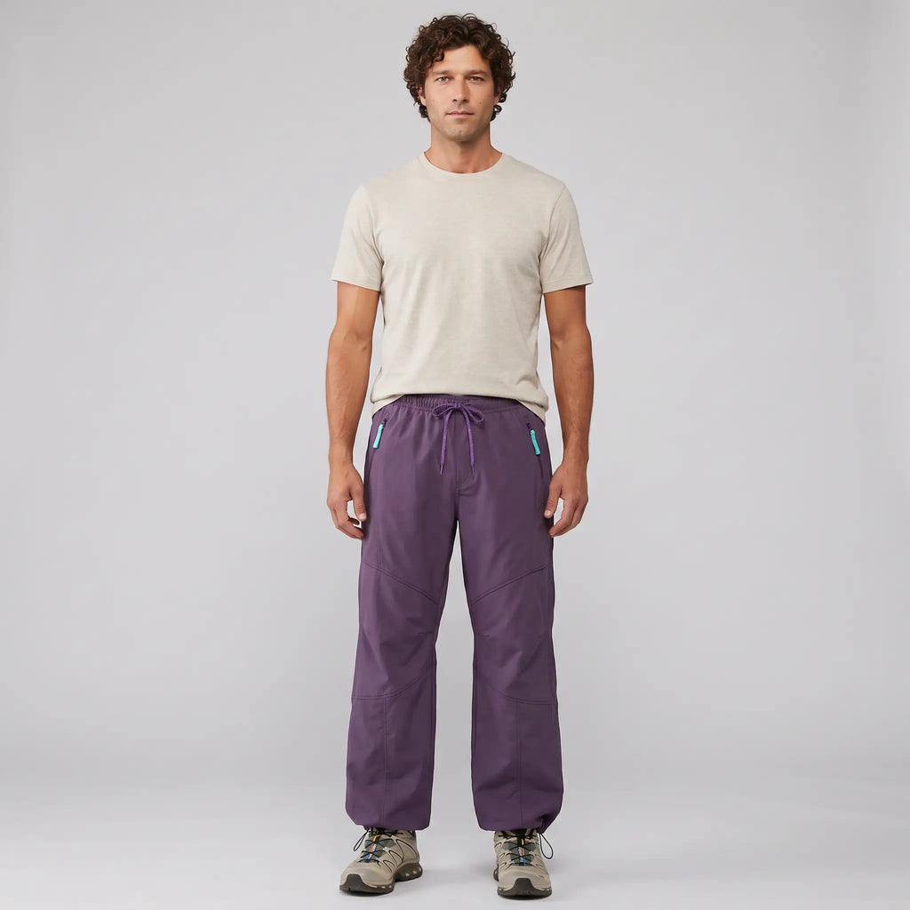 Wanderhose weites Bein – wasserabweisende Softshell-Gehhose