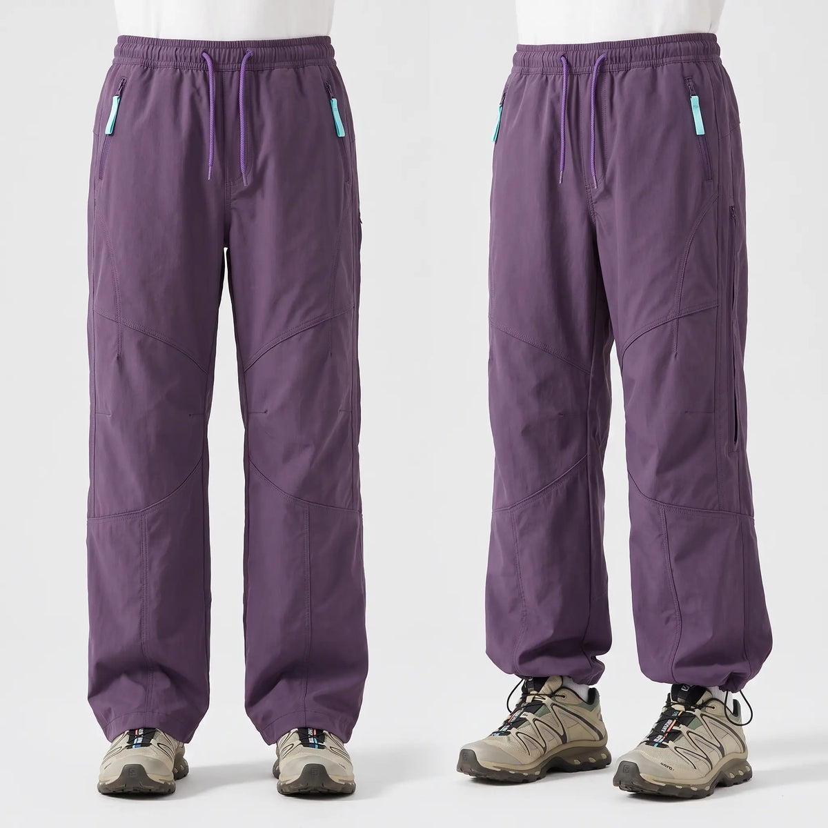 Wanderhose weites Bein – wasserabweisende Softshell-Gehhose