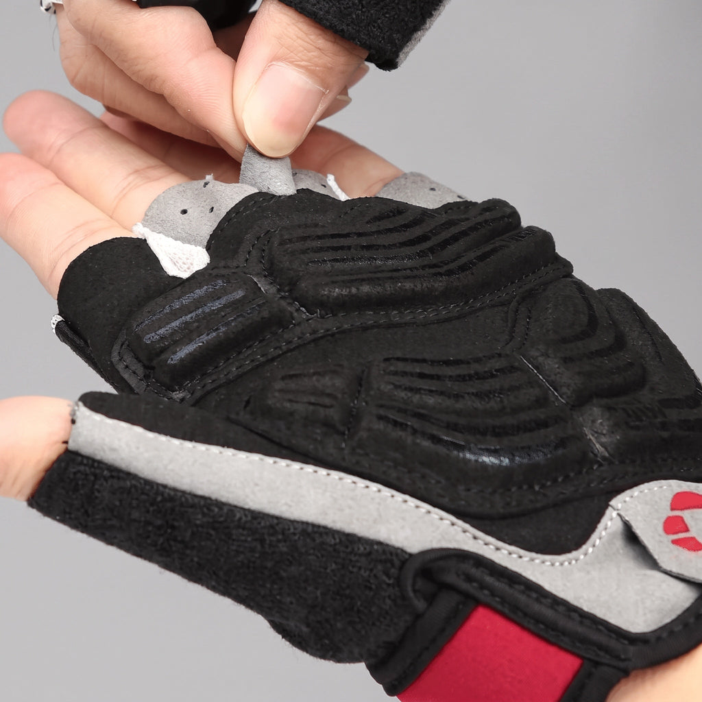 Atmungsaktive Radhandschuhe – Gel-Grip mit Reflexstreifen