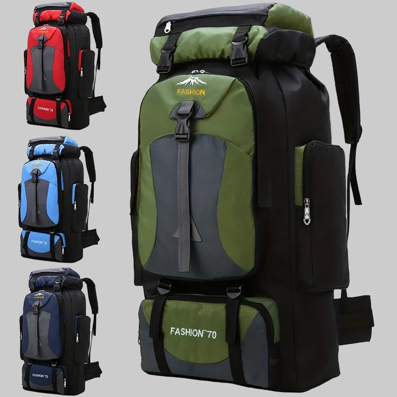 70L-Wanderrucksack – großes Fassungsvermögen, Trekking