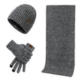 Clinbands - Lässiges Winterset mit Mütze, Schal und Handschuhen für Männer