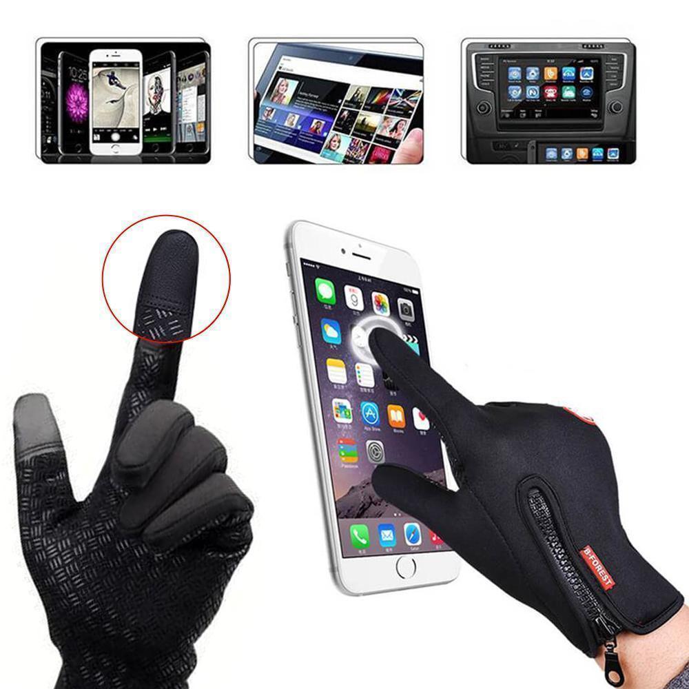 Clinbands - Winddichte Touchscreens Thermohandschuhe, (2er-Pack)