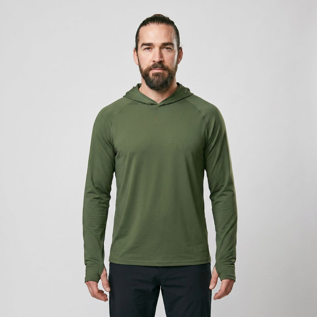 Herren UPF 50+ Sonnenhoodie – leicht, schnelltrocknend