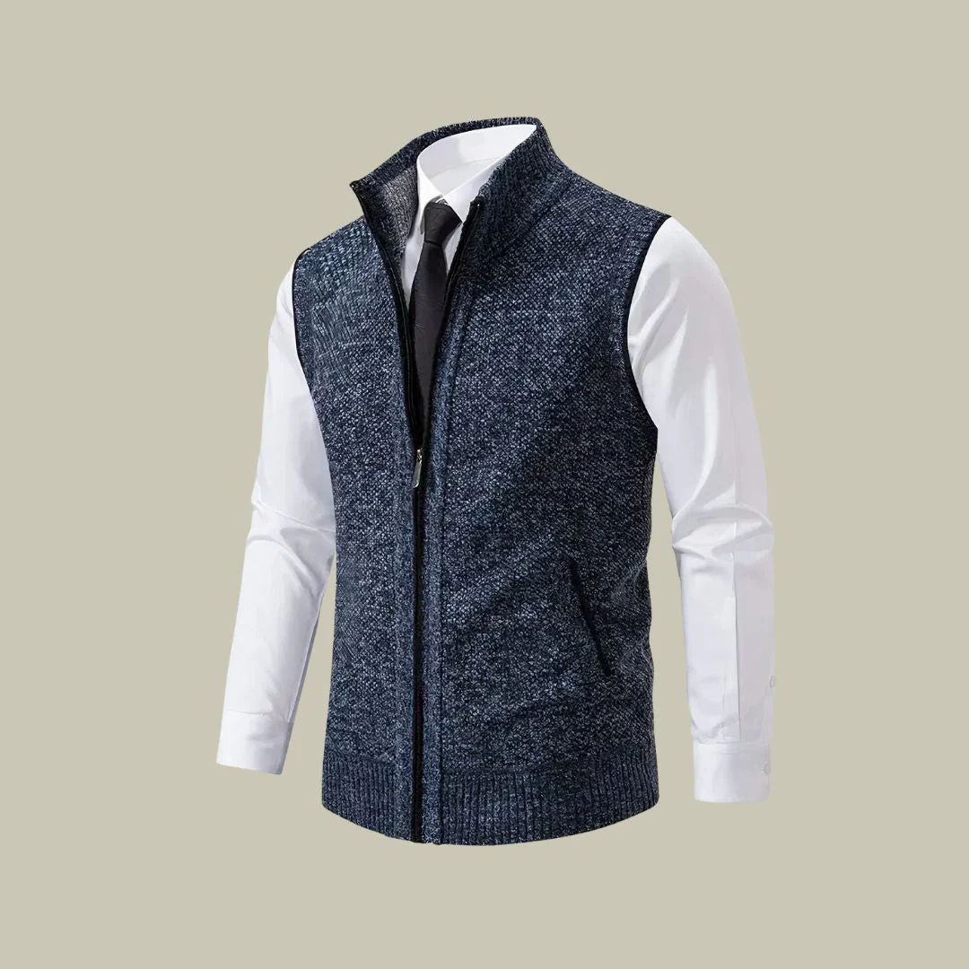 Pullover Bodywarmer Herren mit Reißverschluss & leichter Isolierung – ClassicLayer Vest