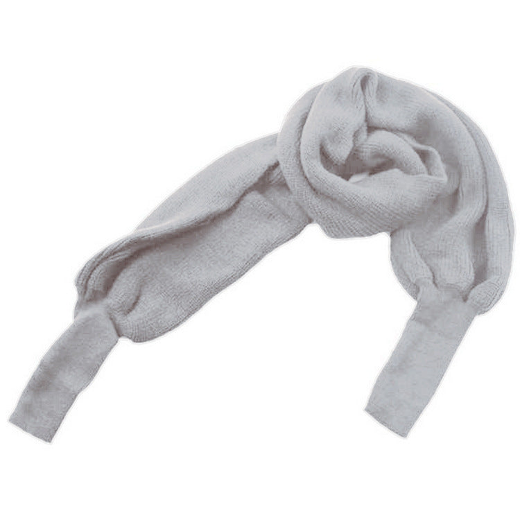 Damen Großer Strickschal mit innovativer Knotenoptik und weichem Material Clinbands