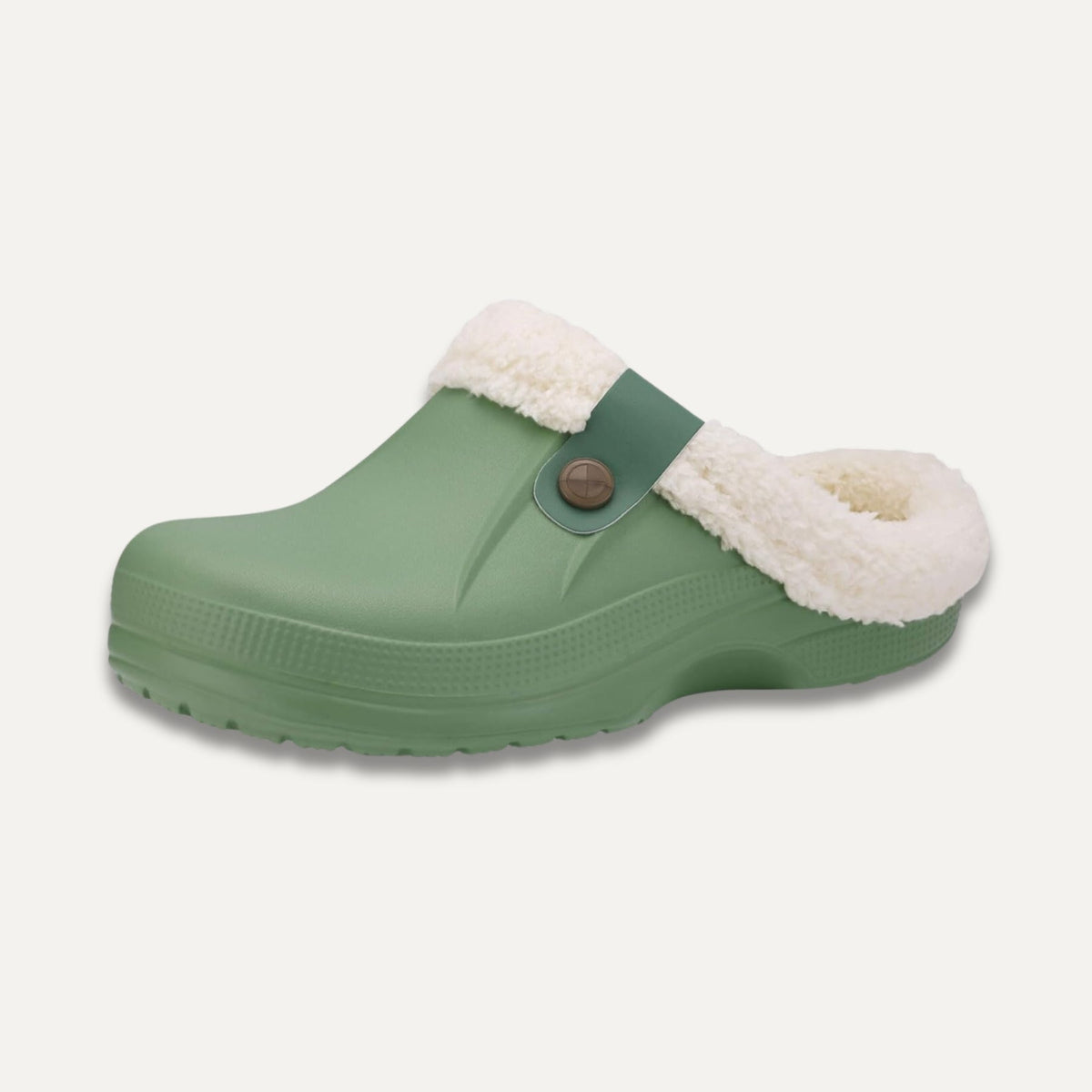 Kuschelige Comfort-Clog-Pantoletten mit rutschfester Sohle