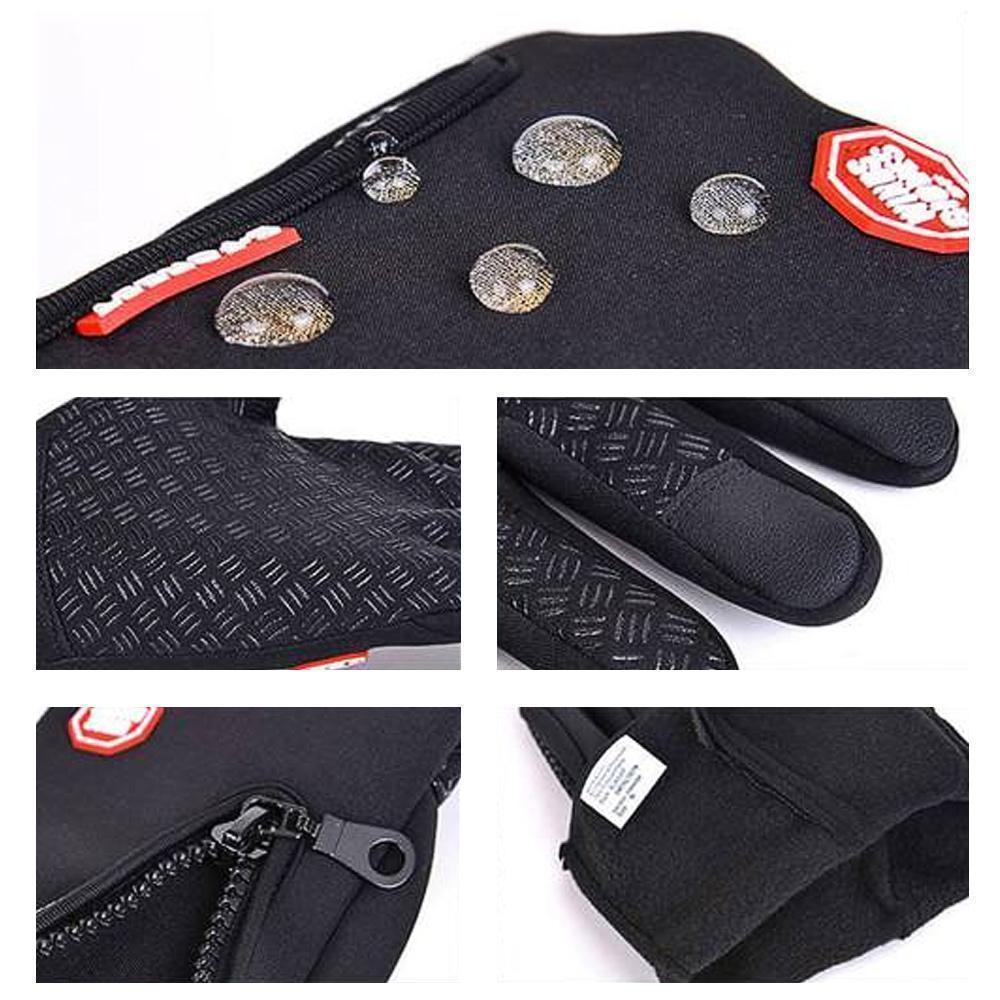 Clinbands - Winddichte Touchscreens Thermohandschuhe, (2er-Pack)