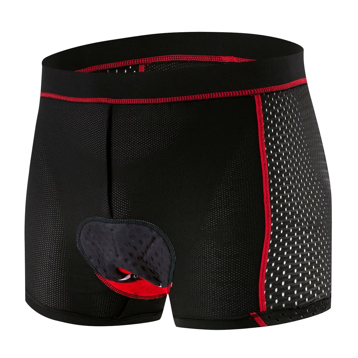 Herren gepolsterte Rad-Unterhose – 5D-Gelpolster, atmungsaktiv