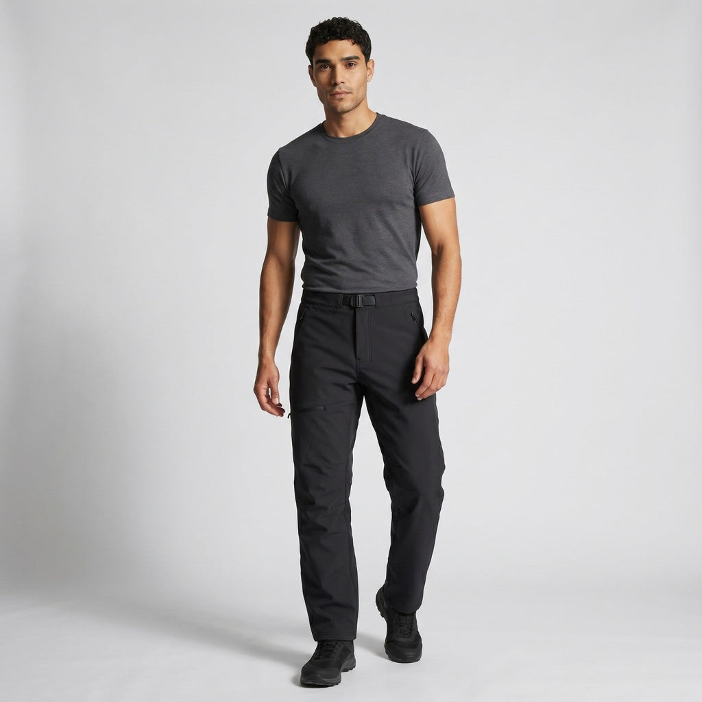 Herren Wanderhose Fleece-gefüttert – Thermo-Gehhose