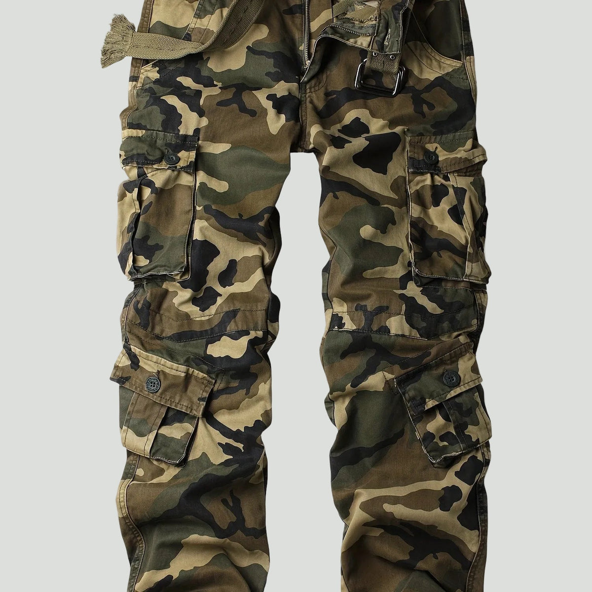 Herren Camouflage-Cargohose – Multitaschen-Utility-Design