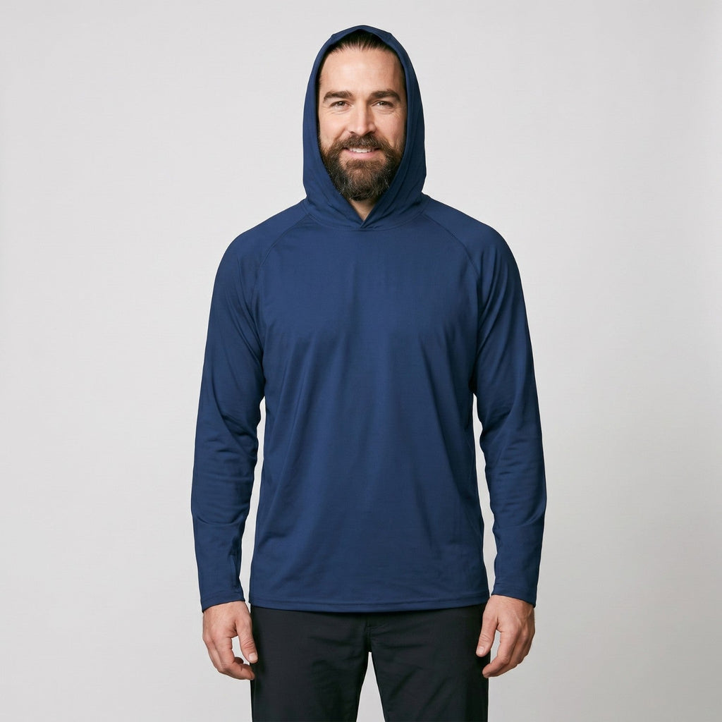 Herren UPF 50+ Sonnenhoodie – leicht, schnelltrocknend