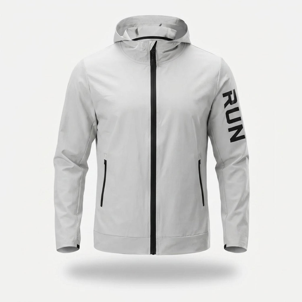 Herren Laufjacke leicht – packbar, winddicht, wasserabweisend