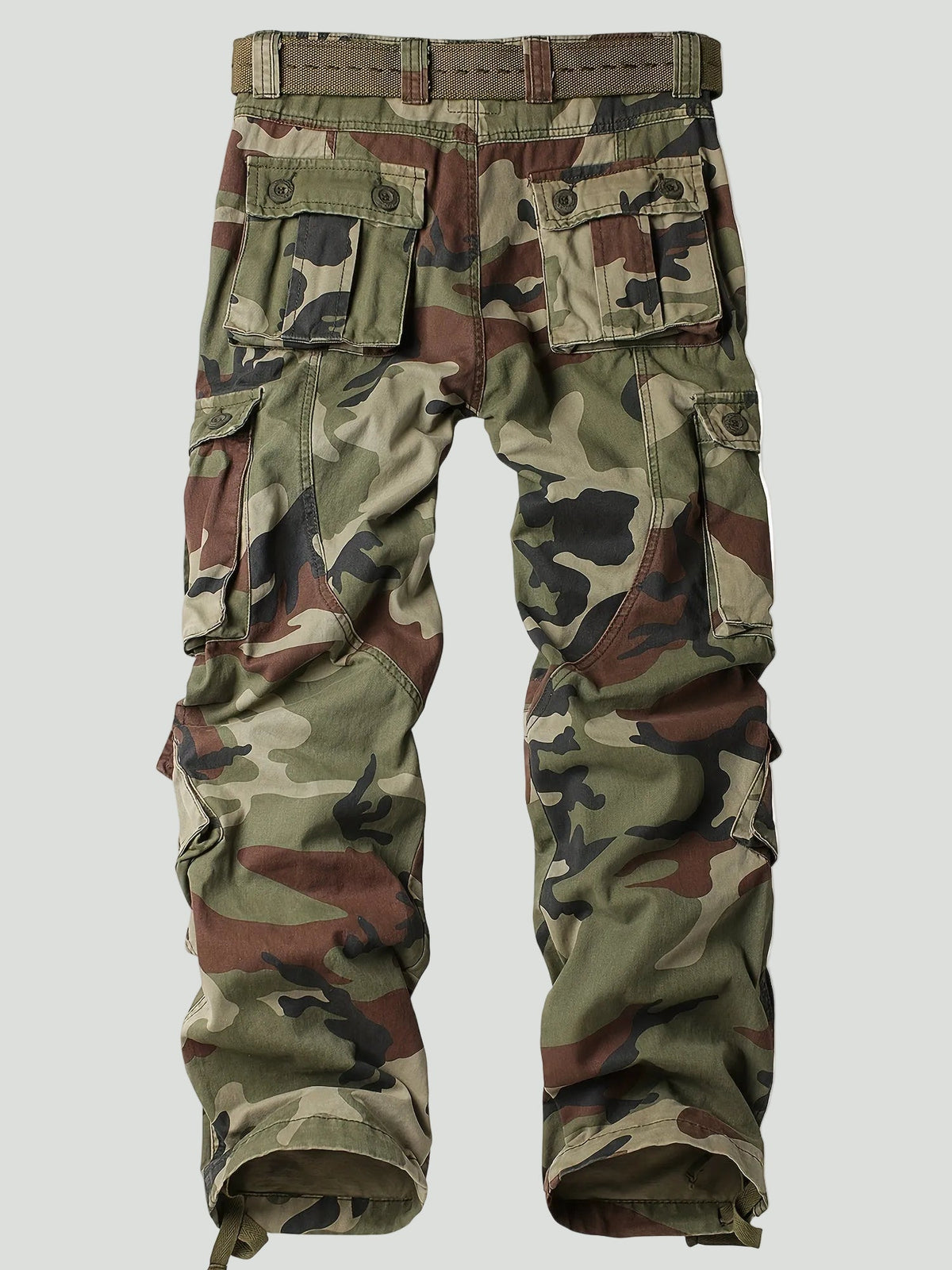 Herren Camouflage-Cargohose – Multitaschen-Utility-Design