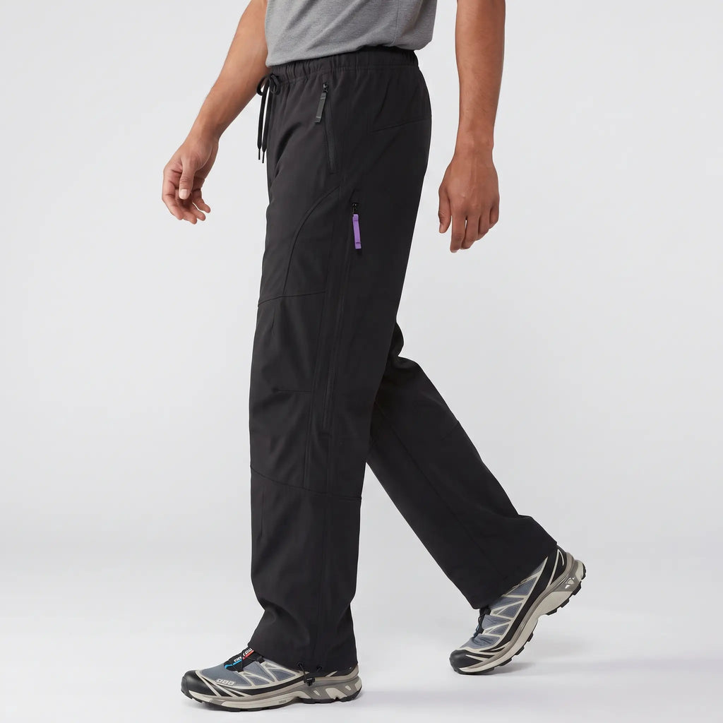 Wanderhose weites Bein – wasserabweisende Softshell-Gehhose