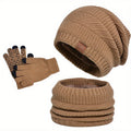 Clinbands - Freizeit Winter Plüsch 3-teiliges Set für Männer