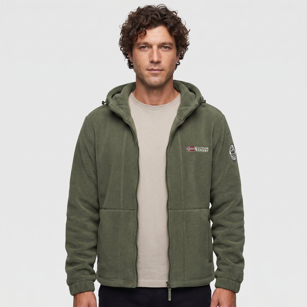 Herren Winddichte Fleecejacke – atmungsaktive Outdoor-Schicht