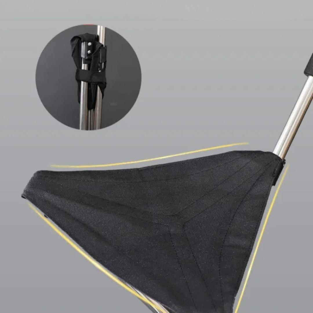 clinbands | Sitaraid Klappbarer Aluminium-Gehstock mit Sitz