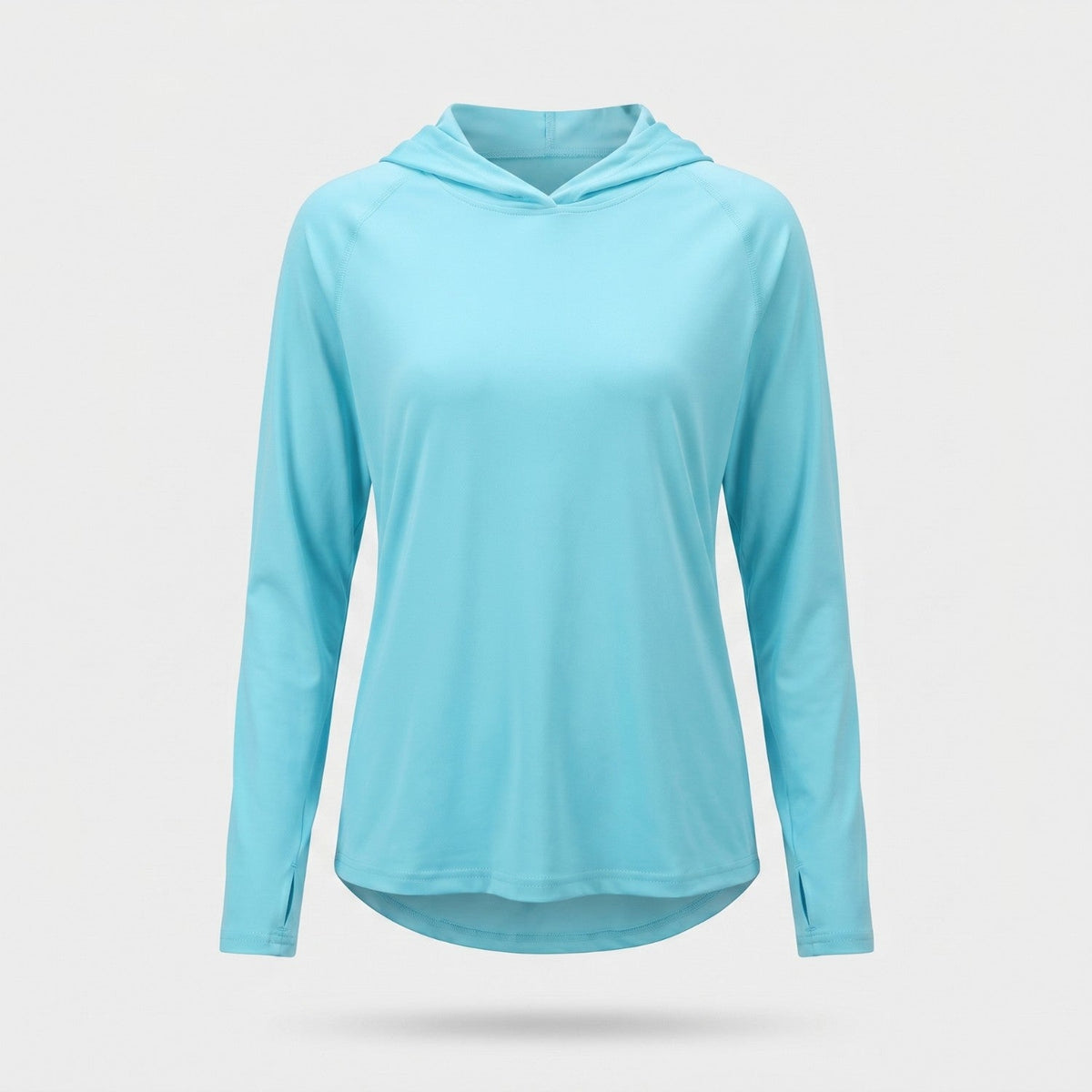 Damen Sonnenhoodie leicht – UPF 50+ UV-Schutzoberteil mit Kapuze