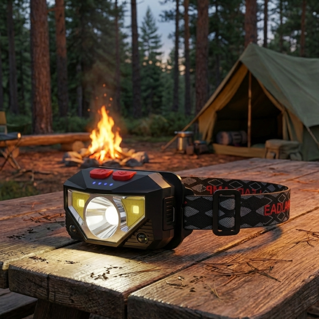 clinbands | Beamora Aufladbare LED-Kopflampe