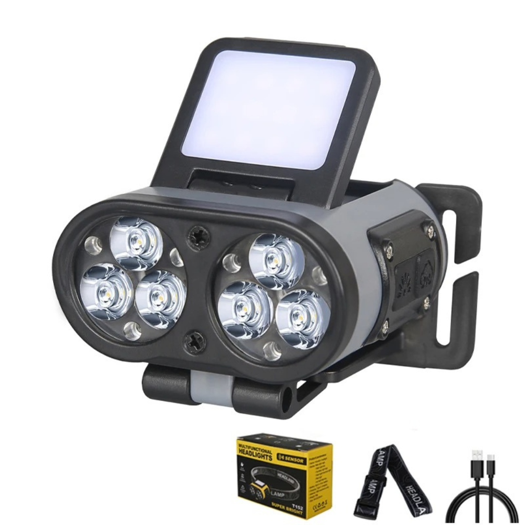 clinbands | TrailOrbis USB-Stirnlampe mit Bewegungssensor