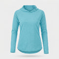 Damen Sonnenhoodie mittelschwer – UPF 50+ UV-Schutzoberteil mit Kapuze
