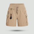 Damen Laufshorts mit Reißverschlusstasche – leicht, schnelltrocknend