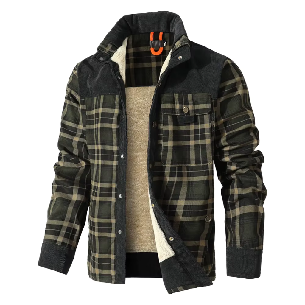 Flanelljacke Herren gefüttert & kariert – NordHaven Lumber Coat