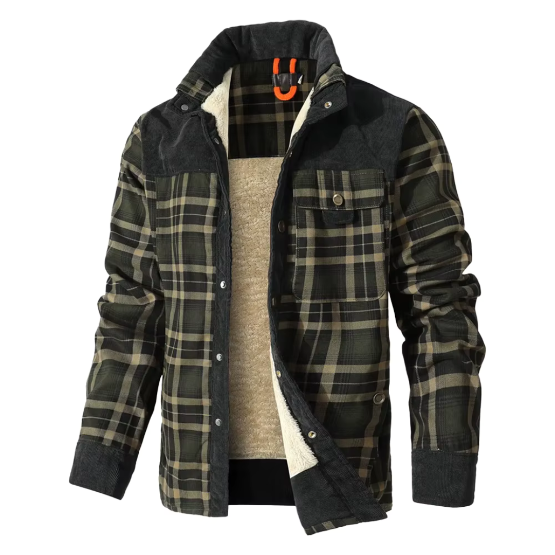 Flanelljacke Herren gefüttert & kariert – NordHaven Lumber Coat
