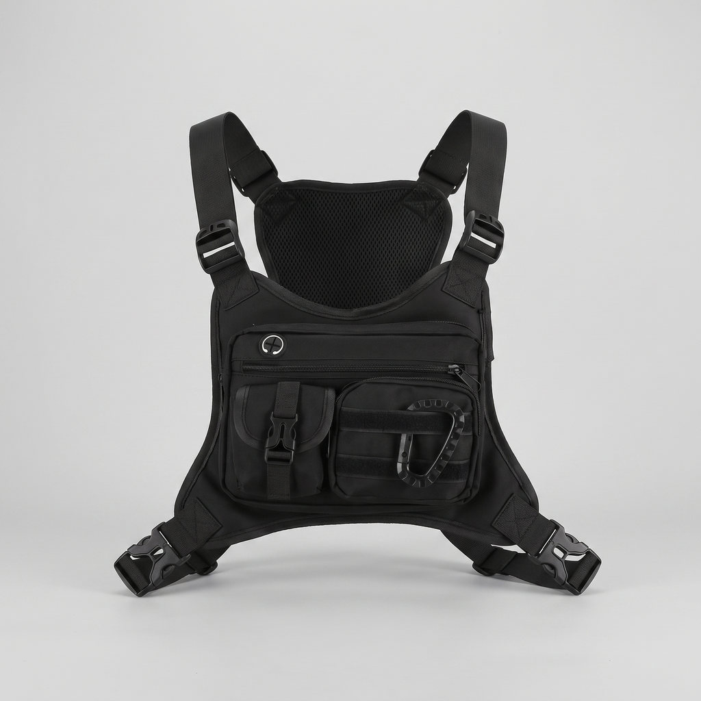 Herren Brusttasche – Multifunktions-Chest-Rig zum Wandern und Gassigehen