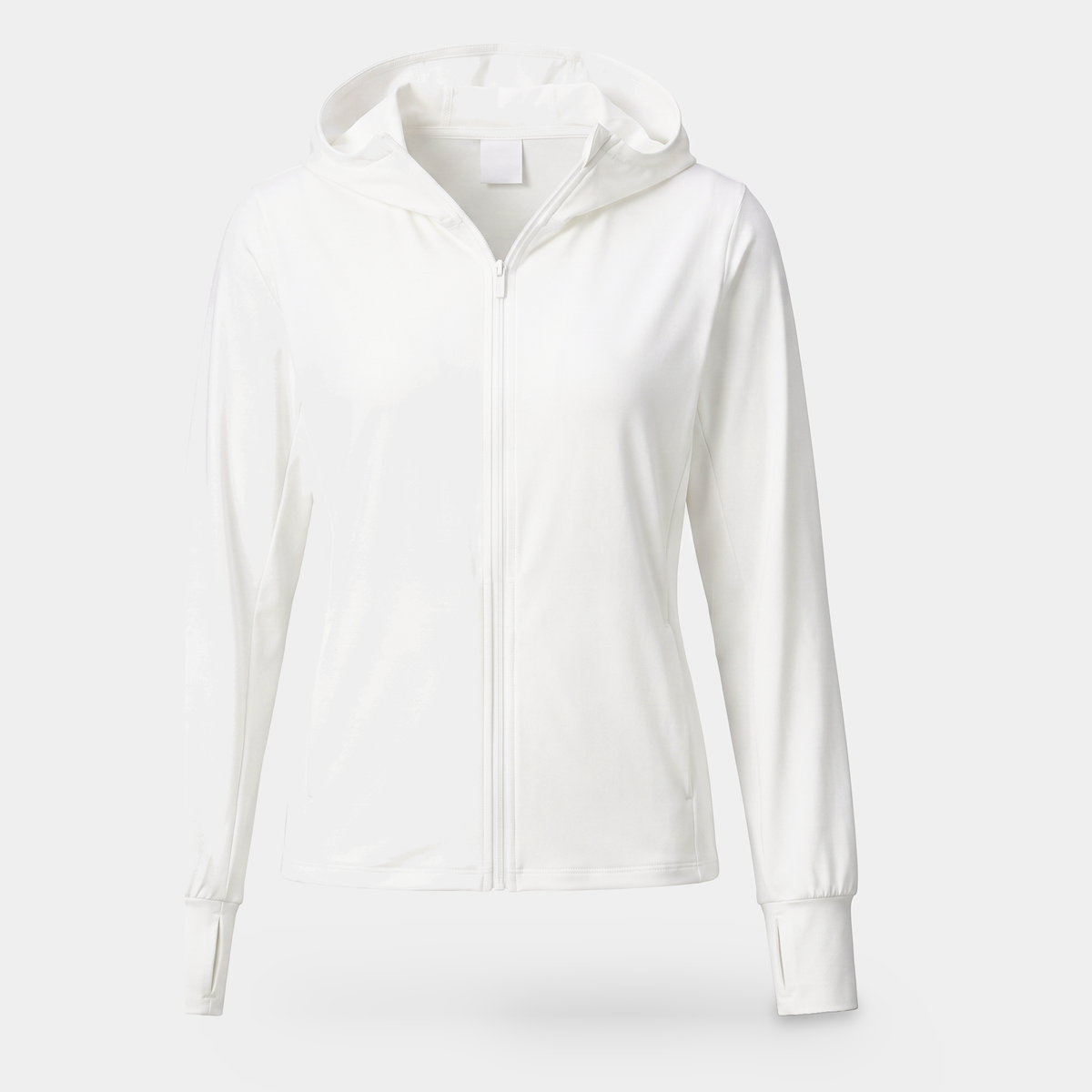 Damen Sonnenhoodie mit Reißverschluss – leichte UV-Schutzjacke