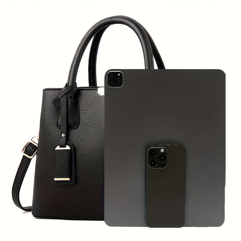 Clinbands – Schicke All Season Geräumige PU Handtasche für Frauen