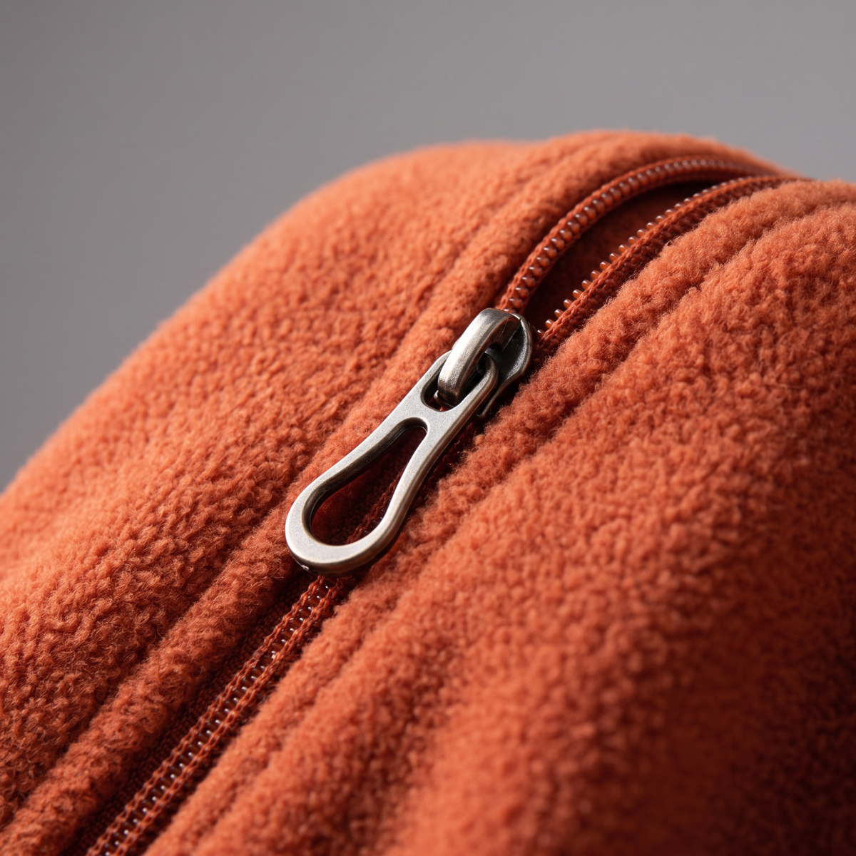 Herren Fleecejacke mit durchgehendem Reißverschluss – entspannte Passform