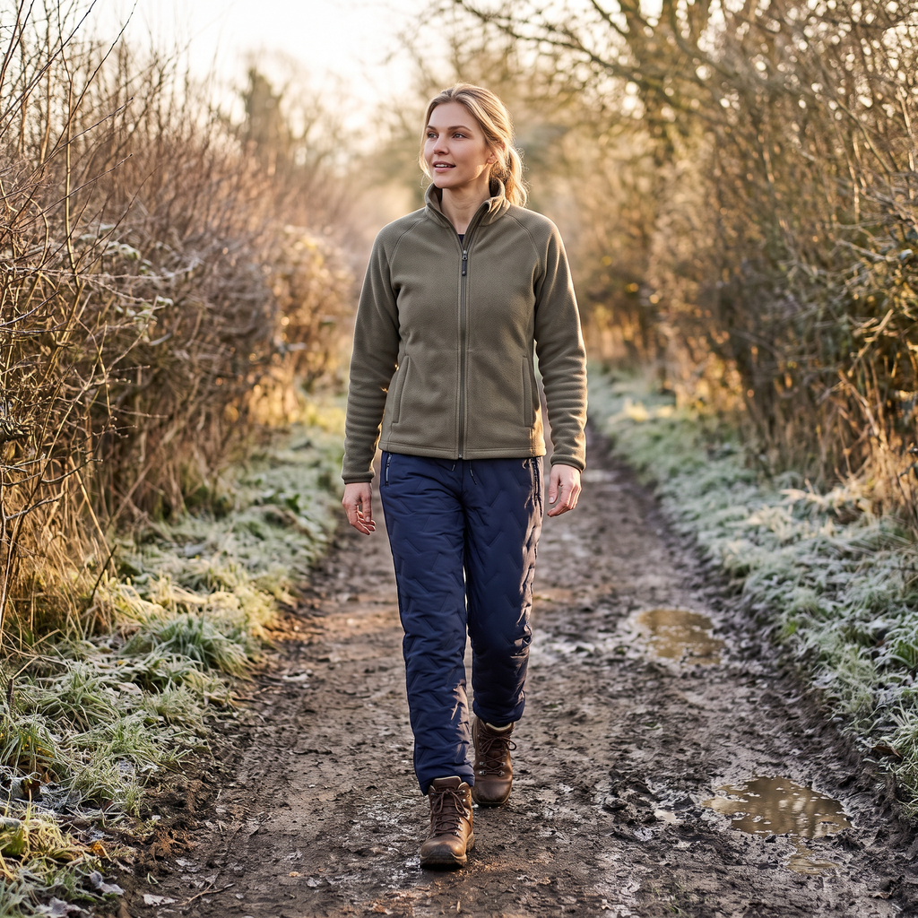 Damen Wanderhose Fleece-gefüttert – Winter-Gehhose