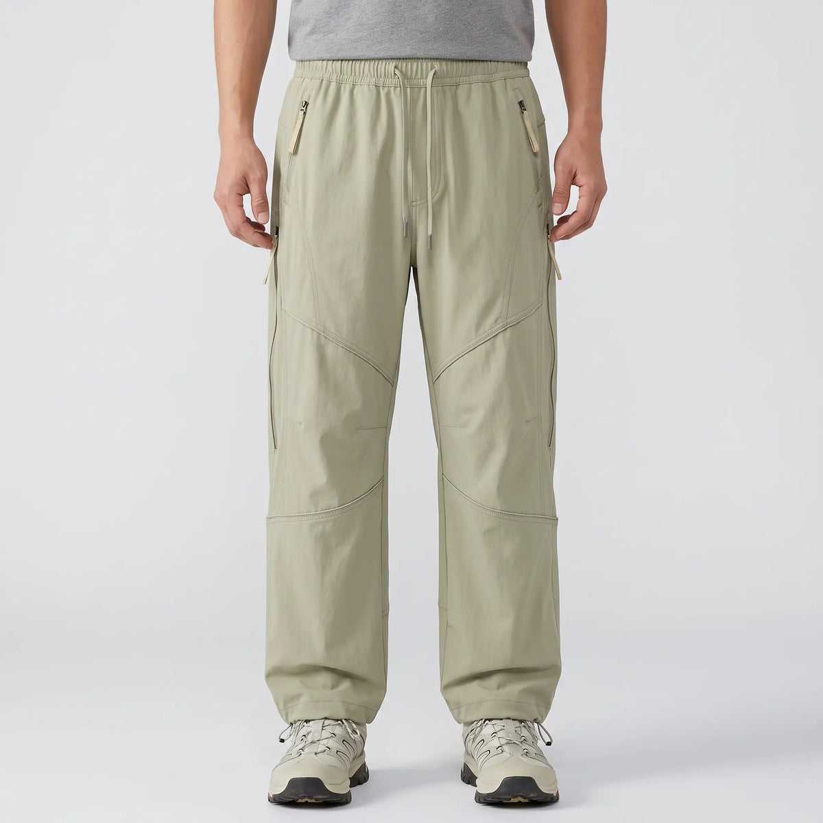 Wanderhose weites Bein – wasserabweisende Softshell-Gehhose