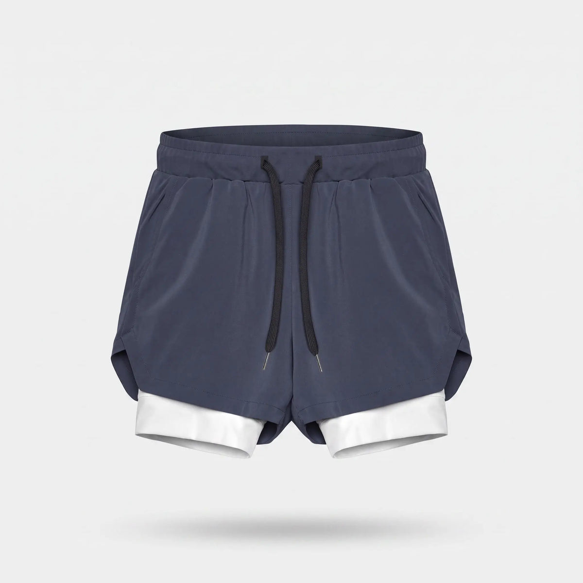 Herren Laufshorts 2-in-1 – mit Innenslip, Handytasche und Reißverschluss