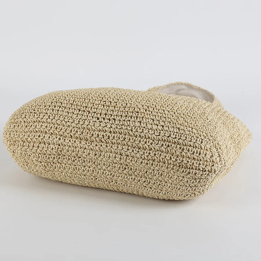 Clinbands | Marlene Elegante Stroh-Strandtasche
