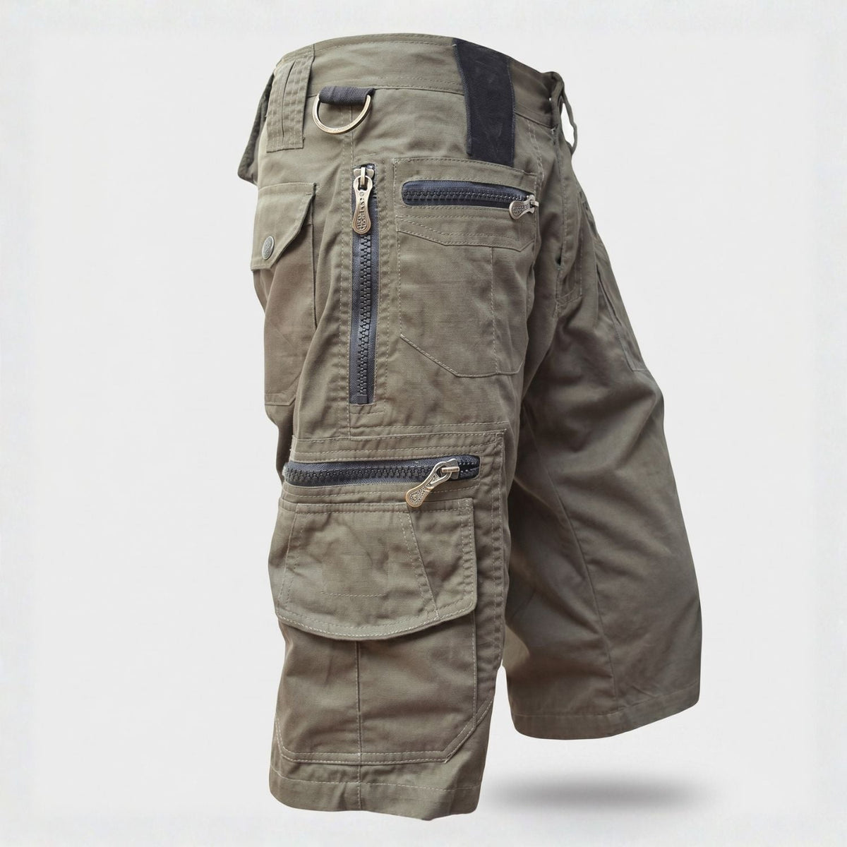 Herren Outdoor-Cargoshorts 10 Taschen – Baumwolle, zum Wandern und Angeln