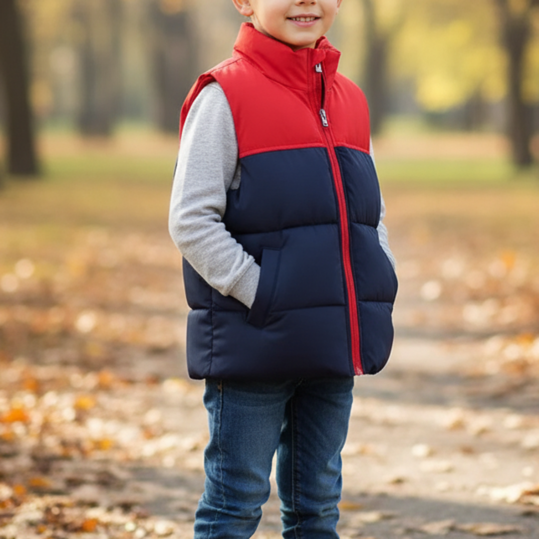 Weste mit warmer Wattierung & Stehkragen – NordFleece Vest