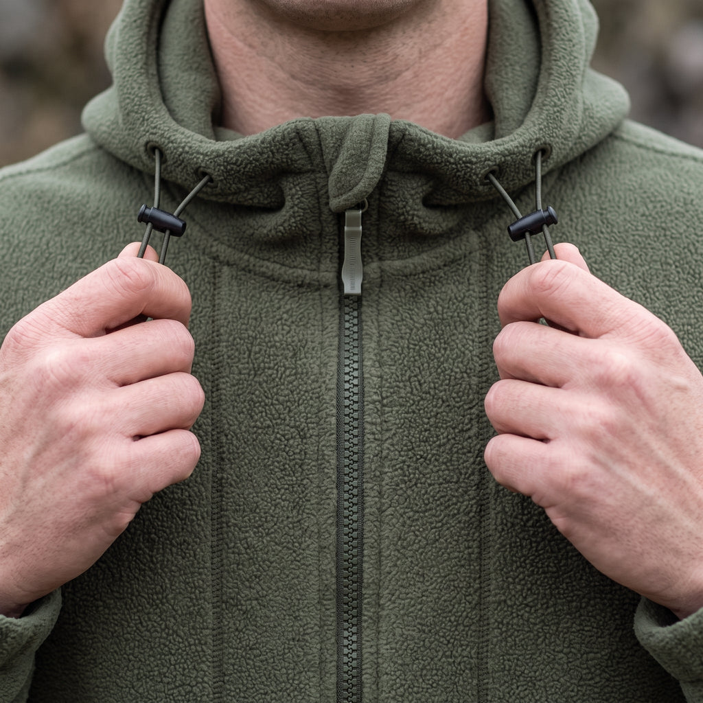 Herren Winddichte Fleecejacke – atmungsaktive Outdoor-Schicht