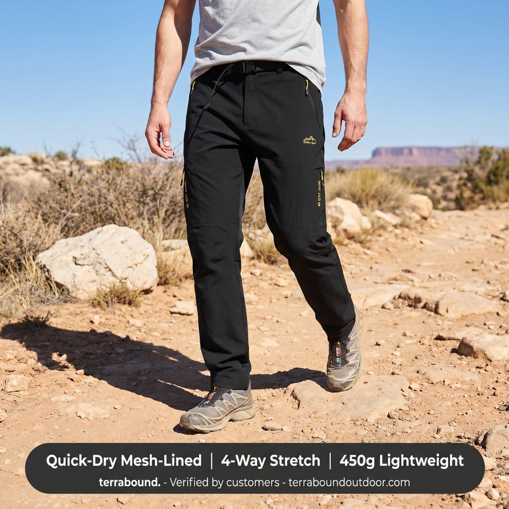 Herren Wanderhose leicht – schnelltrocknend, Stretch