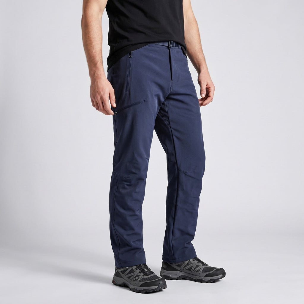 Herren Wanderhose Fleece-gefüttert – Thermo-Gehhose