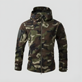 Herren Outdoor-Jacke mit Kapuze – leichte Zip-Schicht für aktiven Einsatz