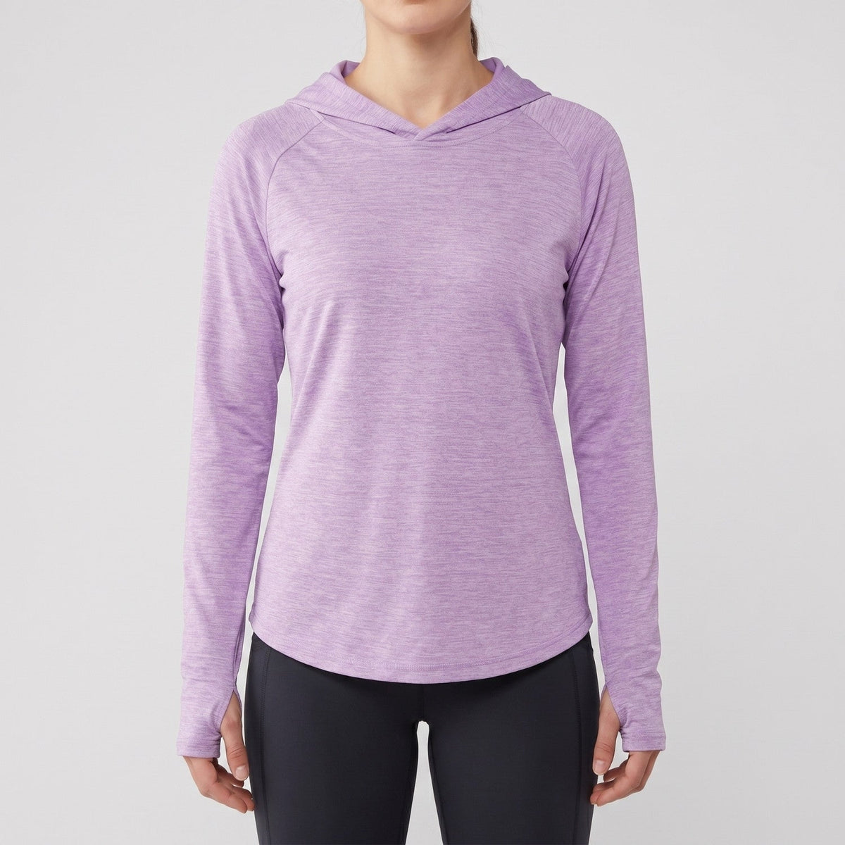 Damen Sonnenhoodie mittelschwer – UPF 50+ UV-Schutzoberteil mit Kapuze