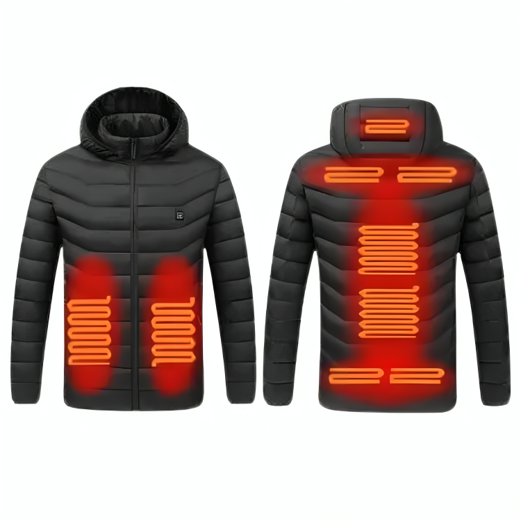 Beheizt Jacke mit 9 Wärmezonen & USB-Steuerung – NordBlaze ThermoPark