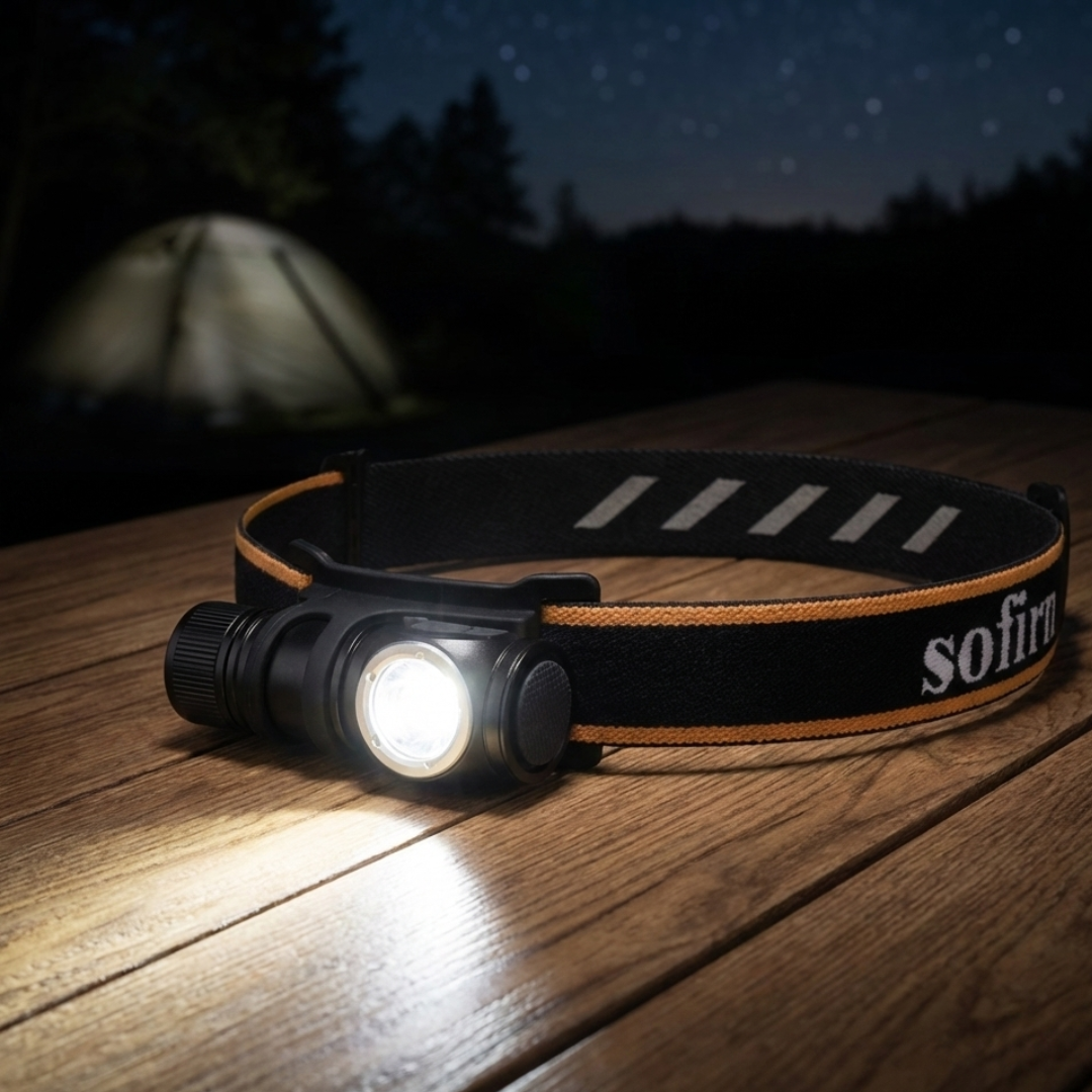 clinbands | Trailora Aufladbare LED-Stirnlampe
