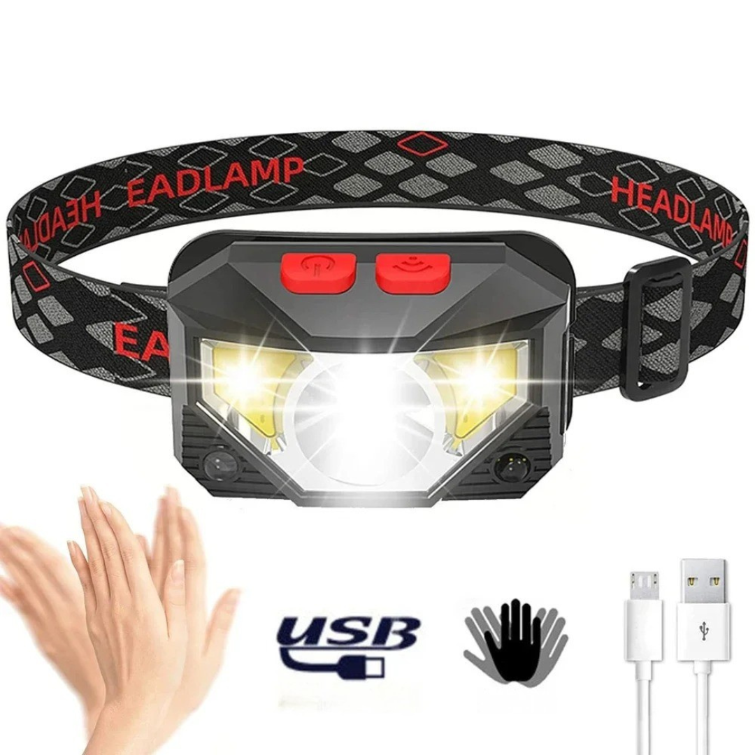 clinbands | Beamora Aufladbare LED-Kopflampe