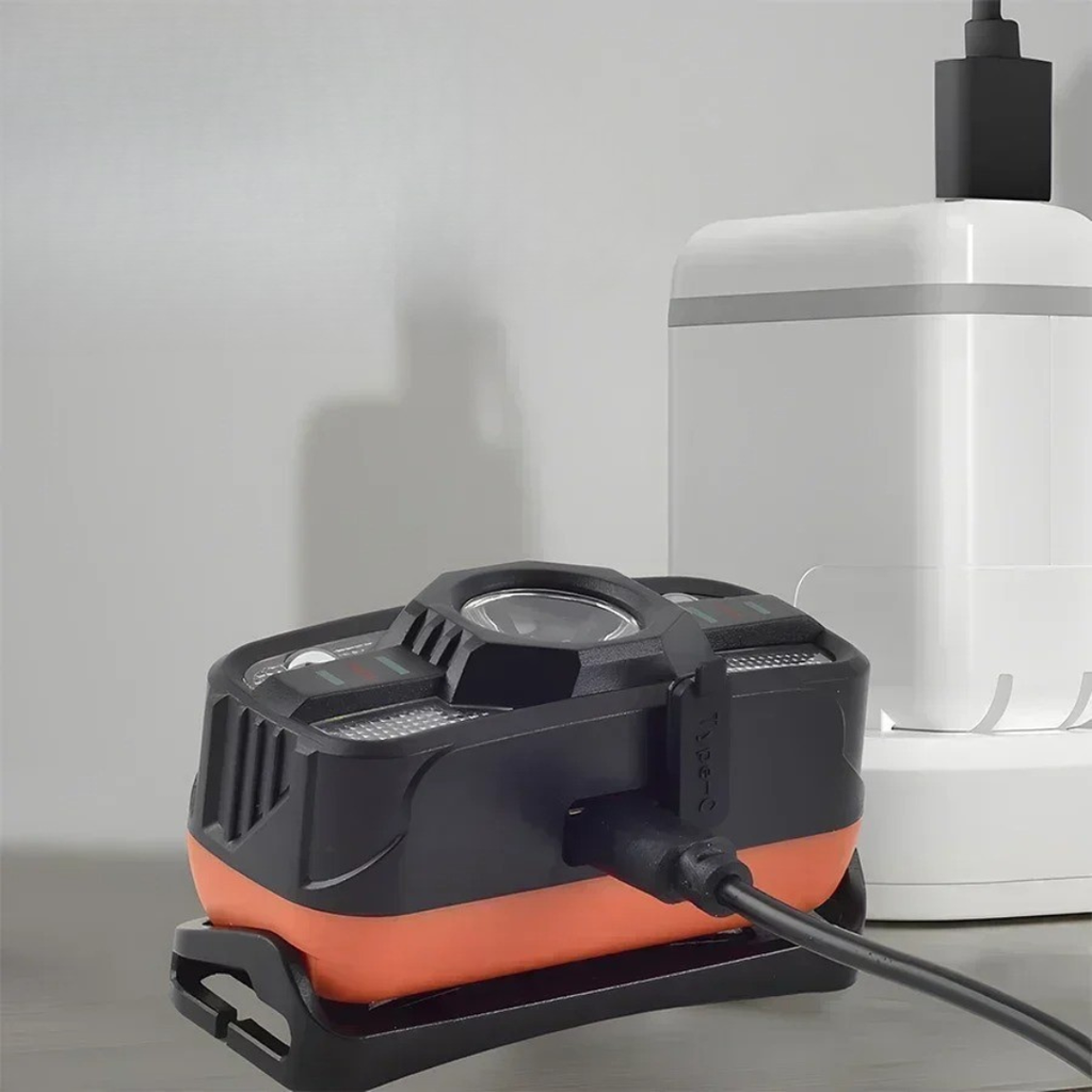 clinbands | TrailGlint USB-Stirnlampe mit Bewegungssensor