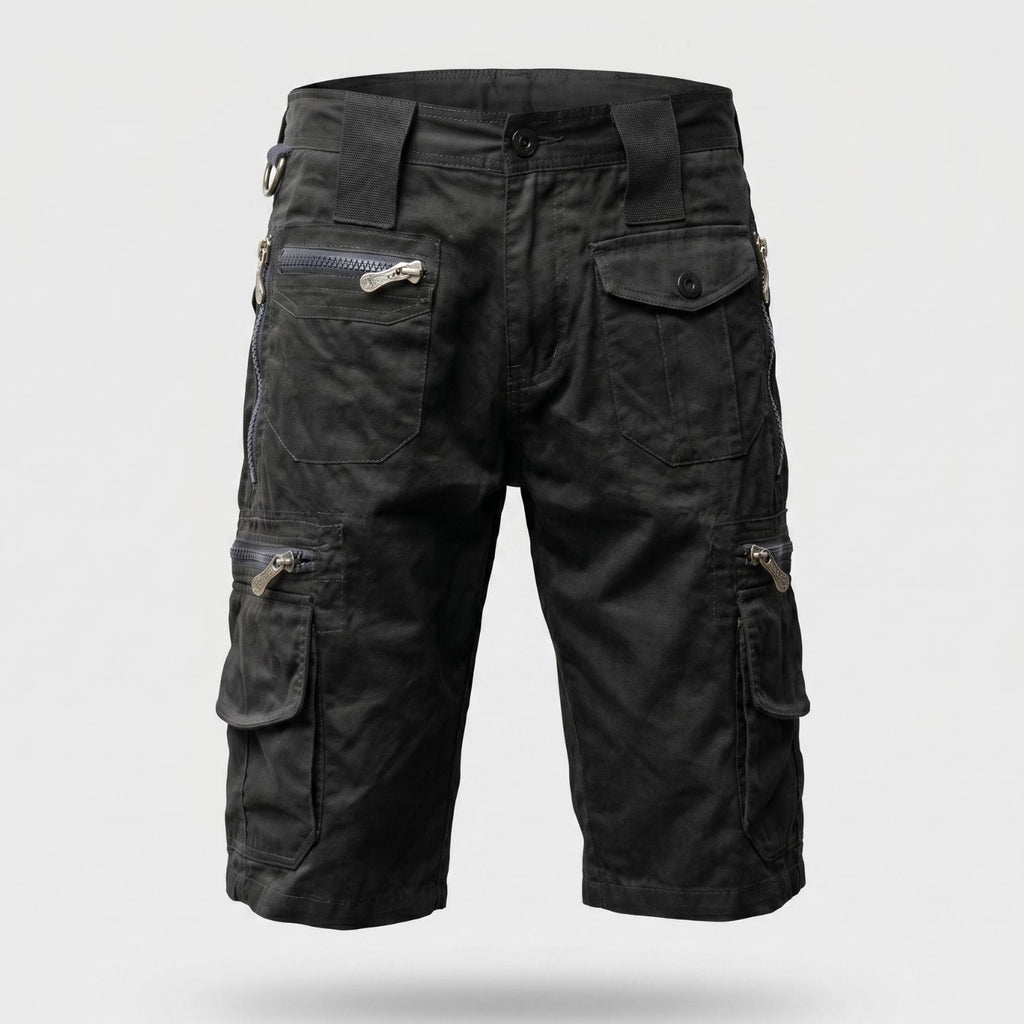 Herren Outdoor-Cargoshorts 10 Taschen – Baumwolle, zum Wandern und Angeln