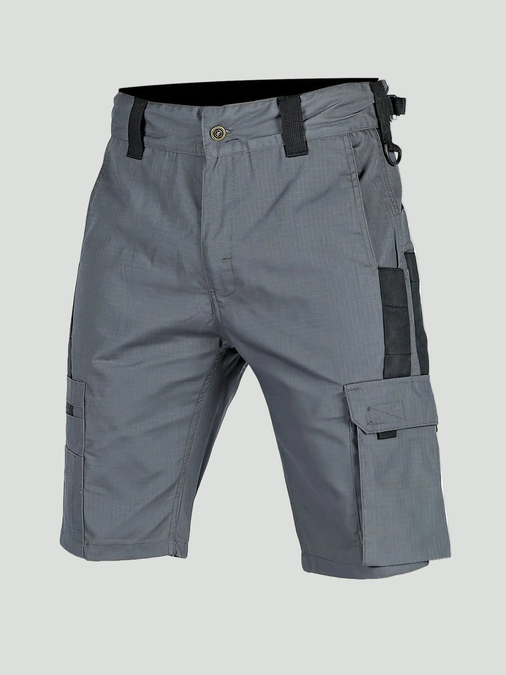 Herren Ripstop-Cargoshorts – Reißverschlusstasche, lang